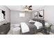 Bright bedroom with a comfortable bed and stylish decor at 3375 Lincoln Rd, Indianapolis, IN 46222