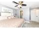 Main bedroom with ensuite bathroom and walk-in closet at 3375 Lincoln Rd, Indianapolis, IN 46222