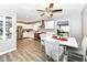 Modern kitchen with stainless steel appliances at 3375 Lincoln Rd, Indianapolis, IN 46222