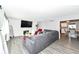Open concept living room with kitchen view at 3375 Lincoln Rd, Indianapolis, IN 46222