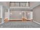 Two story living room with hardwood floors and high ceilings at 4450 W 300 N, Fairland, IN 46126