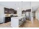 Kitchen featuring stainless steel appliances, a large island, and plenty of cabinet space at 5670 Terracotta Trce, McCordsville, IN 46055
