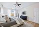 A main bedroom with natural light, a ceiling fan, and an open concept feel at 5670 Terracotta Trce, McCordsville, IN 46055