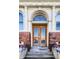 Ornate entrance to The Wilson apartment building at 643 Fort Wayne Ave # H, Indianapolis, IN 46204