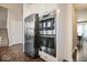 Stainless steel appliances built into white cabinets at 6711 Colville Pl, Indianapolis, IN 46236