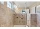 Large walk-in shower with glass enclosure at 6711 Colville Pl, Indianapolis, IN 46236