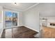 Dining room with sliding glass doors leading to a deck at 8810 W Tulip Tree Dr, Muncie, IN 47304