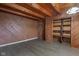 Spacious bedroom with wood walls and floors at 1084 Chipmunk Ln, Pendleton, IN 46064