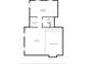 Upper floor plan featuring a bedroom, bath, and loft at 1084 Chipmunk Ln, Pendleton, IN 46064