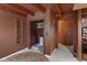 Small laundry area with a built-in shelving unit at 1084 Chipmunk Ln, Pendleton, IN 46064