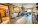 Bright dining area with tile floors and kitchen views at 1159 Cambridge Dr, Greenwood, IN 46142