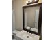 Bathroom with a vanity, mirror, and updated fixtures at 117 Tracy Rd, Whiteland, IN 46184