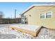 Cozy backyard deck with a snow-covered surface at 1418 S New Jersey St, Indianapolis, IN 46225