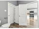 View of kitchen with stainless steel appliances at 1418 S New Jersey St, Indianapolis, IN 46225
