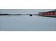 Snowy farmland with barn and shed in winter at 1545 S Us 421, Zionsville, IN 46077