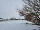 Open farmland with snow covered fields and leafless trees at 1545 S Us 421, Zionsville, IN 46077
