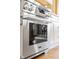 Stainless steel oven with digital controls and a modern design, perfect for a sleek, contemporary kitchen at 15844 Nocturne Dr, Westfield, IN 46074