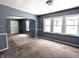 Living room with grey walls and carpeted floor at 3050 N Gladstone Ave, Indianapolis, IN 46218