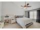 Large main bedroom with high ceilings and plenty of natural light at 5230 Berkshire South Blvd, Greenwood, IN 46142