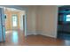 Hardwood floors throughout the main living area at 1052 N Mount St, Indianapolis, IN 46222