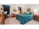 Comfortable bedroom with a large bed, plenty of storage, and a TV at 11537 Jagged Rock Ct, Fishers, IN 46037