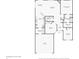 One story home floor plan featuring two bedrooms, two bathrooms, and a two car garage at 11537 Jagged Rock Ct, Fishers, IN 46037