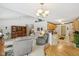 Open living space with kitchen, dining, and living room areas at 11537 Jagged Rock Ct, Fishers, IN 46037