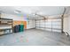 Attached garage with storage shelving and opener at 1519 Tulip Dr, Franklin, IN 46131