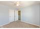 Bedroom with double doors and light blue walls at 15256 Harmon Pl, Noblesville, IN 46060