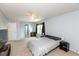 Main bedroom with carpeted floors and ceiling fan at 15256 Harmon Pl, Noblesville, IN 46060