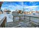 Spacious deck with backyard and neighborhood view at 207 E Ohio St, Fortville, IN 46040