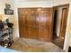 Large bedroom closet with double doors at 245 Myerwood Dr, Danville, IN 46122