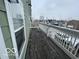 Private deck overlooking the street at 334 Hamilton Ave, Indianapolis, IN 46201
