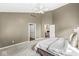 Spacious bedroom with ensuite bathroom and fireplace views at 3543 Clearwater Cir, Indianapolis, IN 46240
