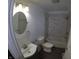Clean bathroom with shower/tub combo and updated fixtures at 3608 N Kenwood Ave, Indianapolis, IN 46208