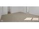 Bedroom with carpet flooring, white walls, and views to an ensuite bathroom at 5144 Rolling Meadow Blvd, Indianapolis, IN 46237
