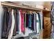 Large walk-in closet with ample hanging space and drawers at 634 E Vermont St, Indianapolis, IN 46202