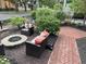 Relaxing patio area with fire pit and comfortable seating at 634 E Vermont St, Indianapolis, IN 46202