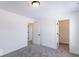 Bright bedroom with gray carpet and double closets at 6752 W Buck Stone Dr, McCordsville, IN 46055
