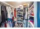 Large walk-in closet with ample shelving and hanging space at 8022 Talliho Dr, Indianapolis, IN 46256