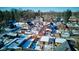 Aerial view of neighborhood homes in winter at 814 N Audubon Rd, Indianapolis, IN 46219