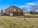 House with a two-tiered deck and large backyard at 8152 Cottonwood Dr, Martinsville, IN 46151