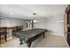 Game room with pool table and overhead lighting at 8152 Cottonwood Dr, Martinsville, IN 46151