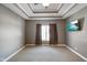 Main bedroom with carpeted floor, high ceilings and large window at 8152 Cottonwood Dr, Martinsville, IN 46151
