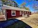 Charming one-story home featuring a welcoming porch and a well-maintained lawn at 8660 S Peoga Rd, Trafalgar, IN 46181