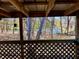 Cozy screened-in porch with a view of the lake at 8660 S Peoga Rd, Trafalgar, IN 46181