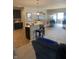 Open concept kitchen, dining, and living area at 8737 Twain Ln, Indianapolis, IN 46239