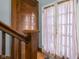 Inviting entryway with hardwood floors and double doors at 1023 Franklin St, Columbus, IN 47201