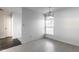 Bright dining area with tile floors and an arched window at 1292 Bearsden Cir, Avon, IN 46123