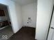 Small laundry area with space for appliances at 1610 Hoefgen St, Indianapolis, IN 46203